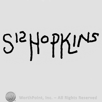 Capital S, number 12 and Hopkins written with uppercase letters