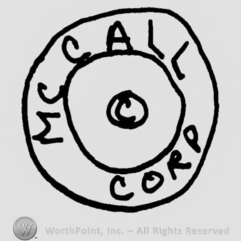Mc Call Corp written with uppercase letters around the copyright symbol, all in circle