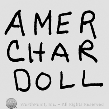 Amer Char Doll written with uppercase letters