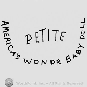 Petite America's Wondr Baby Doll written with uppercase letters