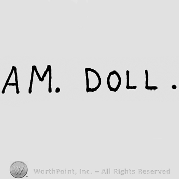 Am. Doll.Co with uppercase letters