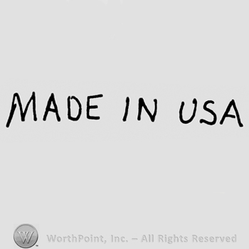 Made in USA written with uppercase letters