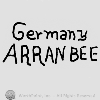 Germany with lowercase letters over Arranbee written with uppercase letters