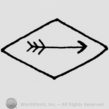 Arrow in a diamond