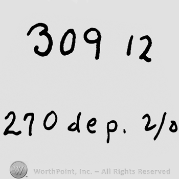 Number 209 and 12 over number 270 and word Dep.written with lowercase letters, 2/8