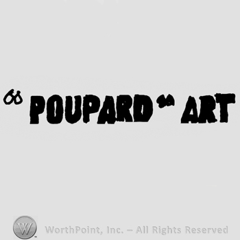 Poupard Art written with uppercase letters