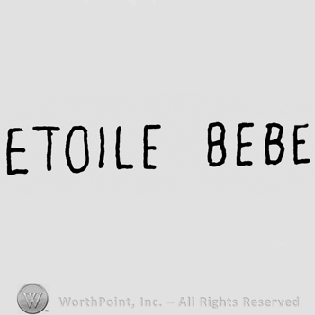 Etoile Bebe written with uppercase letters
