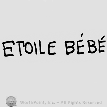 Etoile Bebe written with uppercase letters