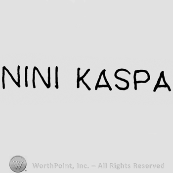 Nini Kaspa written with uppercase letters