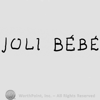 Joli Bebe written with uppercase letters