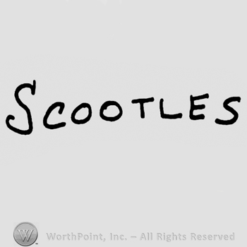 Scootles written with uppercase letters