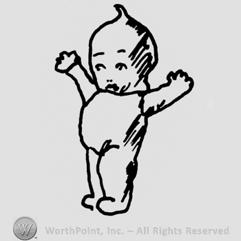 Baby with his arms wide open