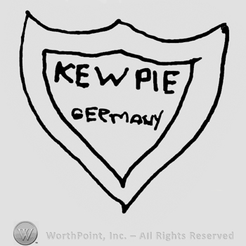 Kewpie Germany written with uppercase letters on a shield
