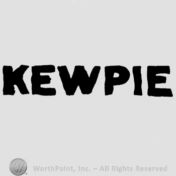 Kewpie written with uppercase letters