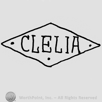 Clelia written with uppercase letters inside a diamond
