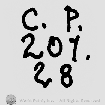 Uppercase C.P. Over numbers 207 and 28
