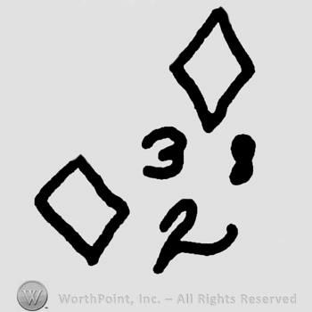 Two diamonds, number 38 over number 2