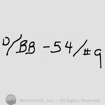 BB-54/#9 written