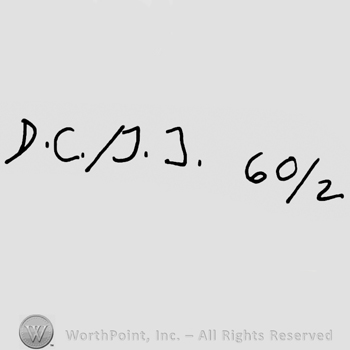 DC JJ 60/2 written.