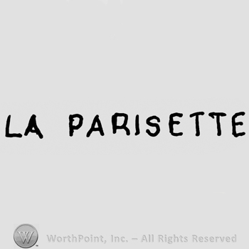 La Parisette written with uppercase letters