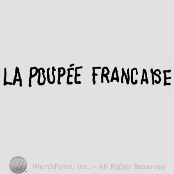 La Poupee Francaise written with uppercase letters