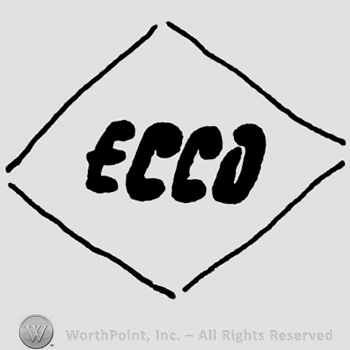 Ecco written with uppercase letters inside a diamond