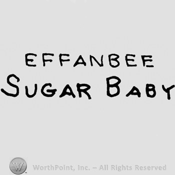 Effanbee Sugar Baby written with uppercase letters