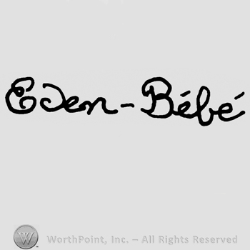 Eden-Bebe handwritten with lowercase letters