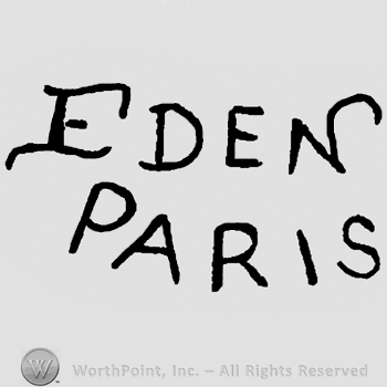 Eden Paris written with uppercase letters