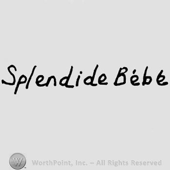 Splendide Bebe written with lowercase letters