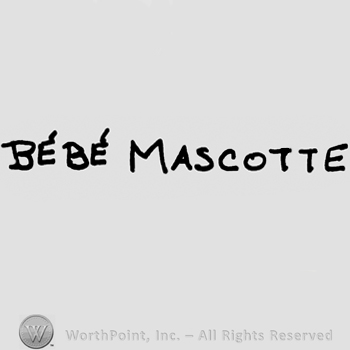Bebe Mascotte written with uppercase letters