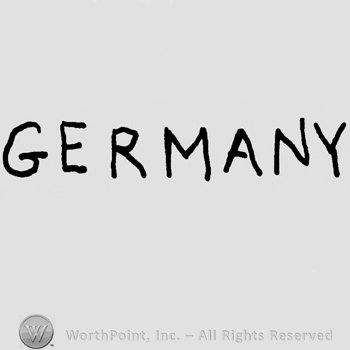 Germany written with uppercase letters