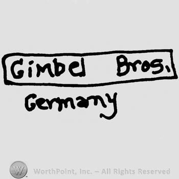 Bimbel Bros. With lowercase letters inside a rectangle over Germany written also with lowercase letters