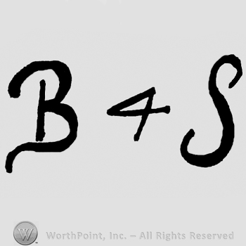 Uppercase B, number 4, uppercase S