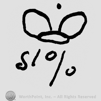 Crown over uppercase S and 10/0