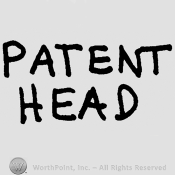 Patent Head written with uppercase letters