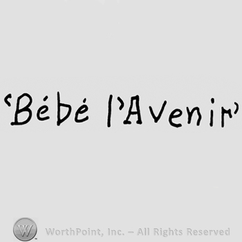 Bebe l'Avenir written with lowercase letters