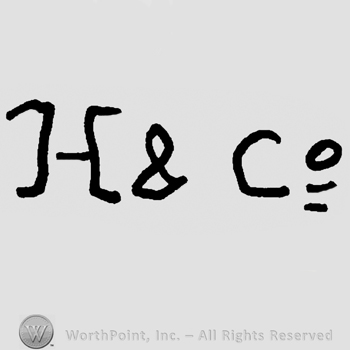 Uppercase handwritten H & Co.