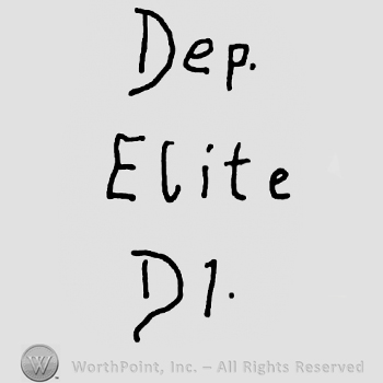 Dep Elite Dl.written with lowercase letters