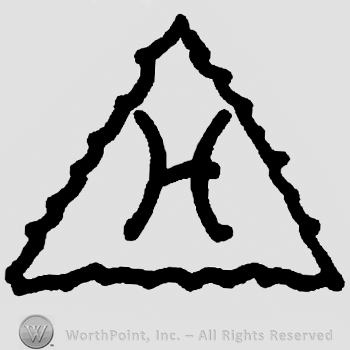 Uppercase H inside a triangle