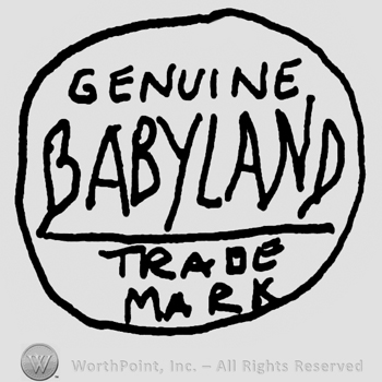 Genuine Babyland Trade Mark written inside of a circle.