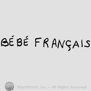 Bebe Francais written with uppercase letters