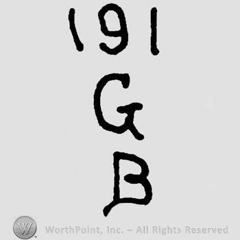 Number 191 over uppercase G and B