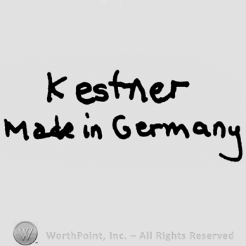 Kestner Made in Germany written with lowercase letters