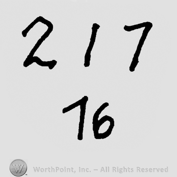 Number 217 over number 16