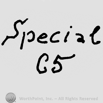 Special G5 written with lowercase letters