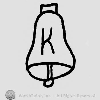 Uppercase K on a bell