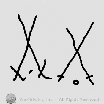 Two pairs of crossed swords