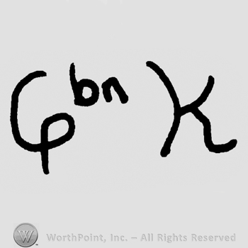 Capital G and lowercase Br, capital K