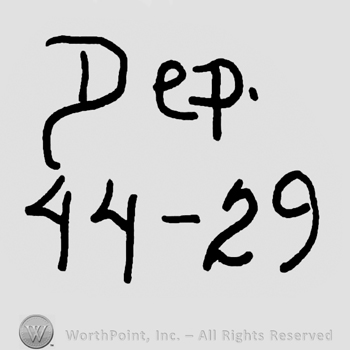 Lowercase Dep.over numbers 44-29